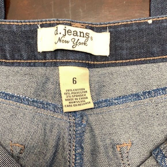 d. Jeans skinny jeans sz 6 worn once - Picture 2 of 4
